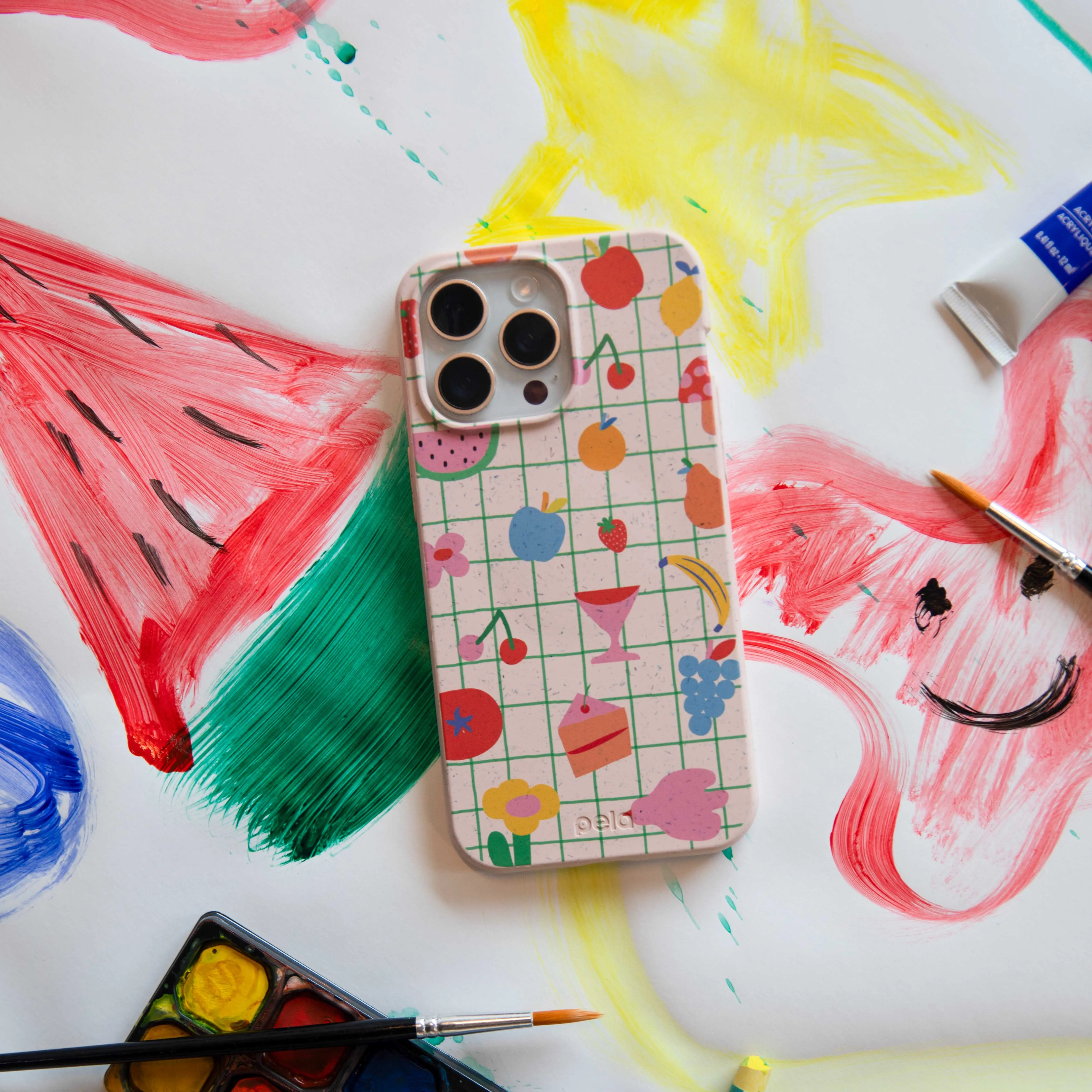 Soft touch layer Seashell Picnic Day iPhone Air Case