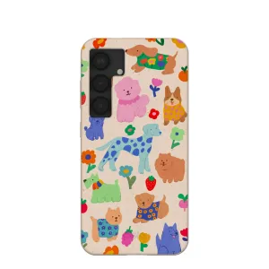 Casual Wear Seashell Pup Bloom Samsung Galaxy S25 Case