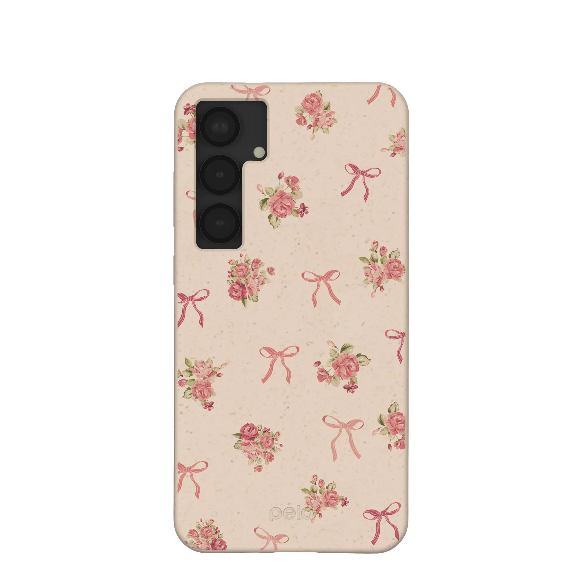 Premium Feel Heat resistant Seashell Roses and Bows Samsung Galaxy S25 (Plus) Case