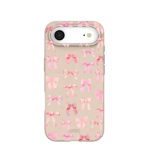 Smooth Feel Seashell Rosy Bows iPhone Air Case