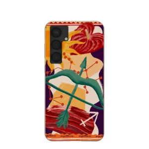 clean design Transparent Shell Seashell Sagittarius Archer Samsung Galaxy S25 (Plus) Case