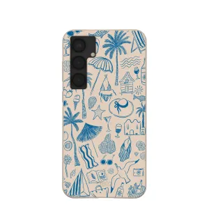 Seashell Salted Ink Samsung Galaxy S25 (Plus) Case Protective Craft Perfect Fit