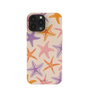 Seashell Starfish Parade iPhone 13 Pro Max Case Light Frame Matte Look Design
