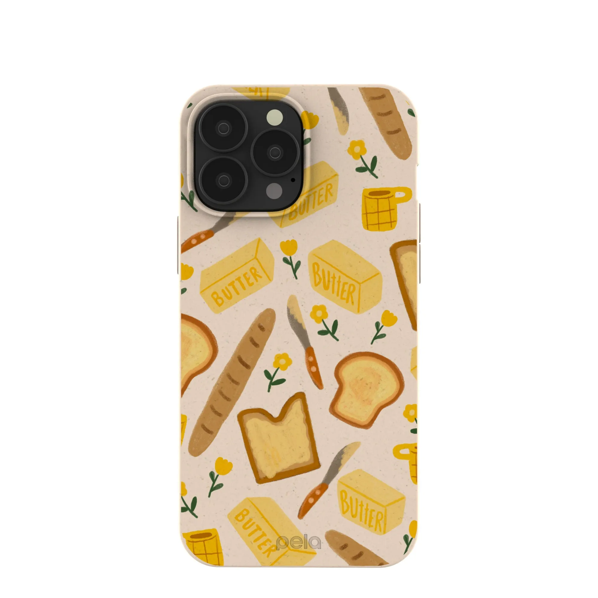 Comfort Grip Seashell Toast Garden iPhone 13 Pro Max Case