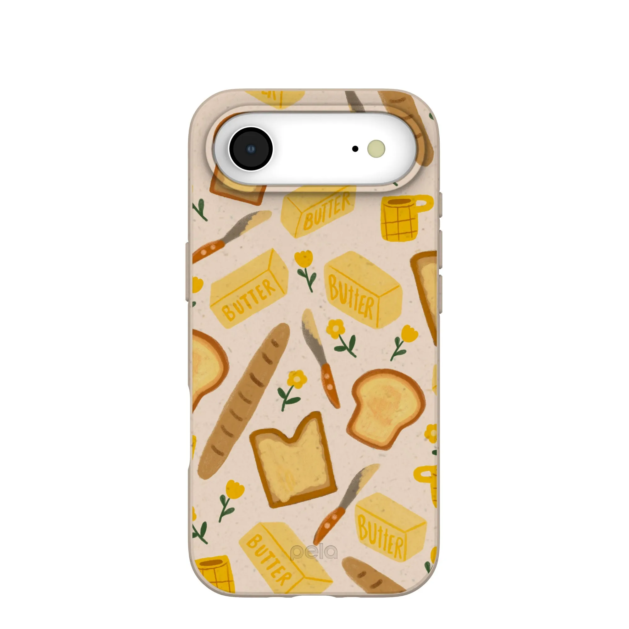 Refined Shield Seashell Toast Garden iPhone Air Case