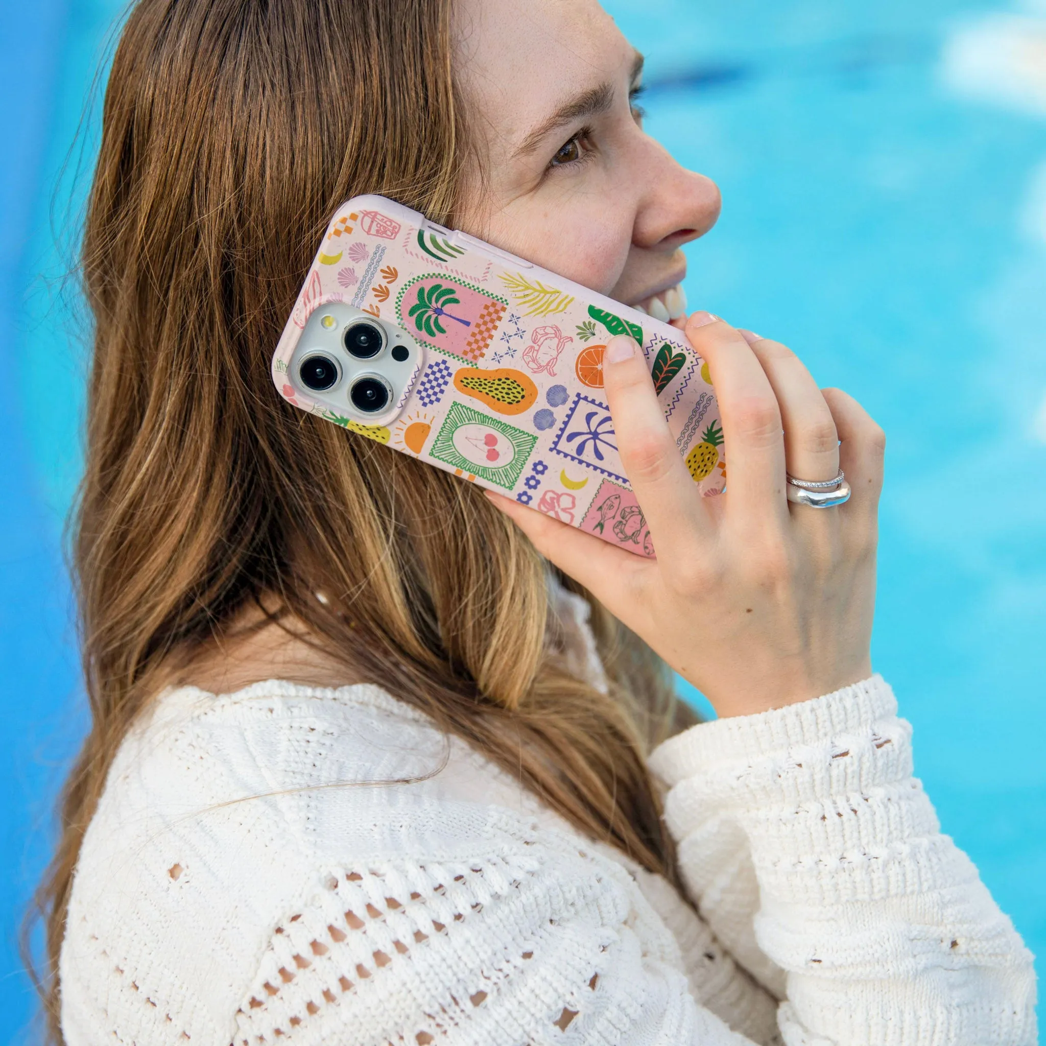 Protective Layering Seashell Tropic Muse iPhone Air Case