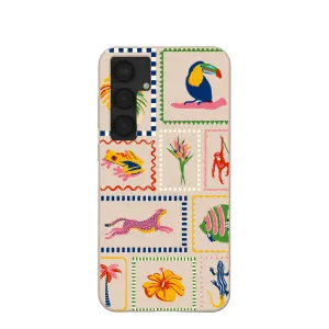 Seashell Tropical Paradise Samsung Galaxy S25 (Plus) Case Matte Coating Ergonomic form