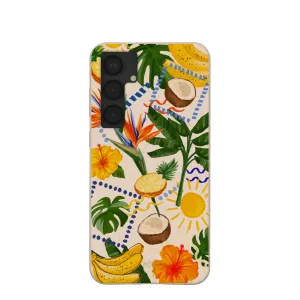 Seashell Tropics Samsung Galaxy S25 (Plus) Case Recyclable Material