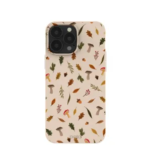Seashell Woodland Harvest iPhone 13 Pro Max Case Protective Texture Finish Luxury Appeal