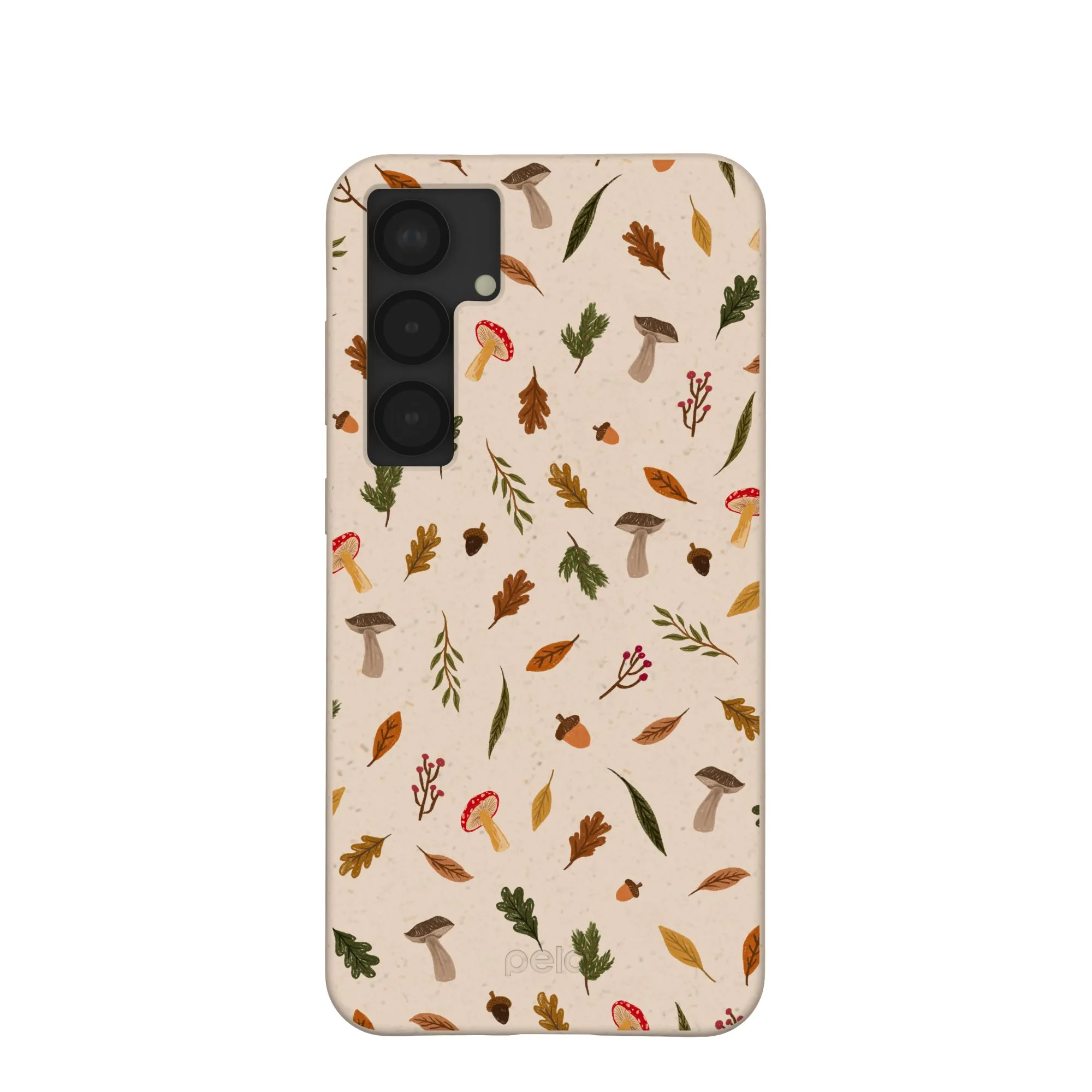 Seashell Woodland Harvest Samsung Galaxy S25 (Plus) Case Soft Surface Compact Shell
