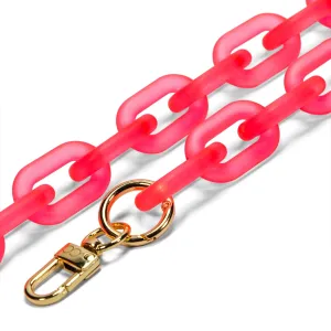 Color Options Neck Hanging Icy Phone Chain Neon Pink
