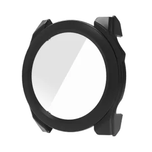 Rugged Shield Case TPU Guarding Garmin Fenix 8 - 43mm Hard Case with Glass (Black)