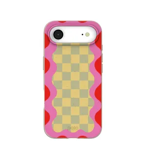 Seashell Warp Grid iPhone Air Case Universal Design