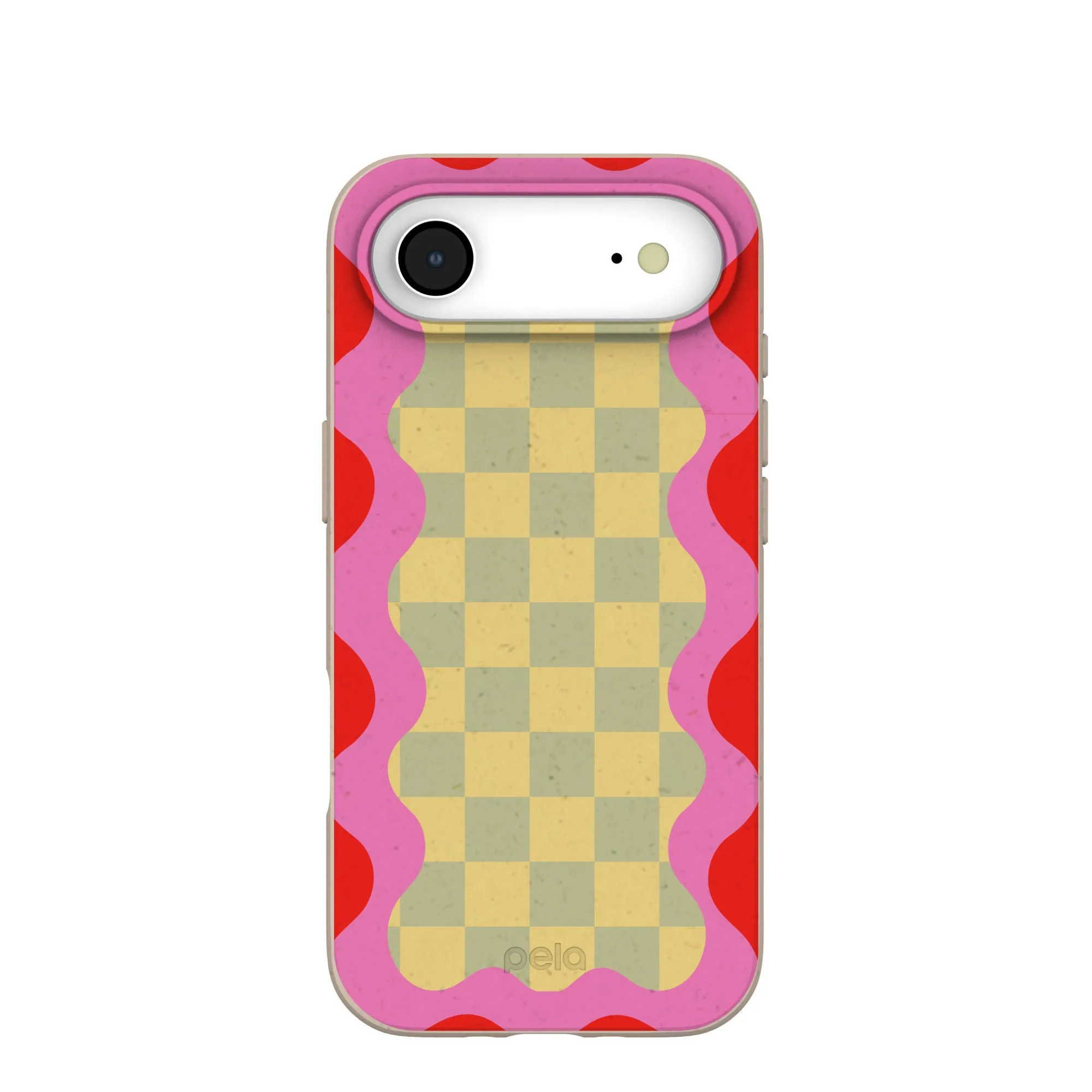 Seashell Warp Grid iPhone Air Case Stylish grip