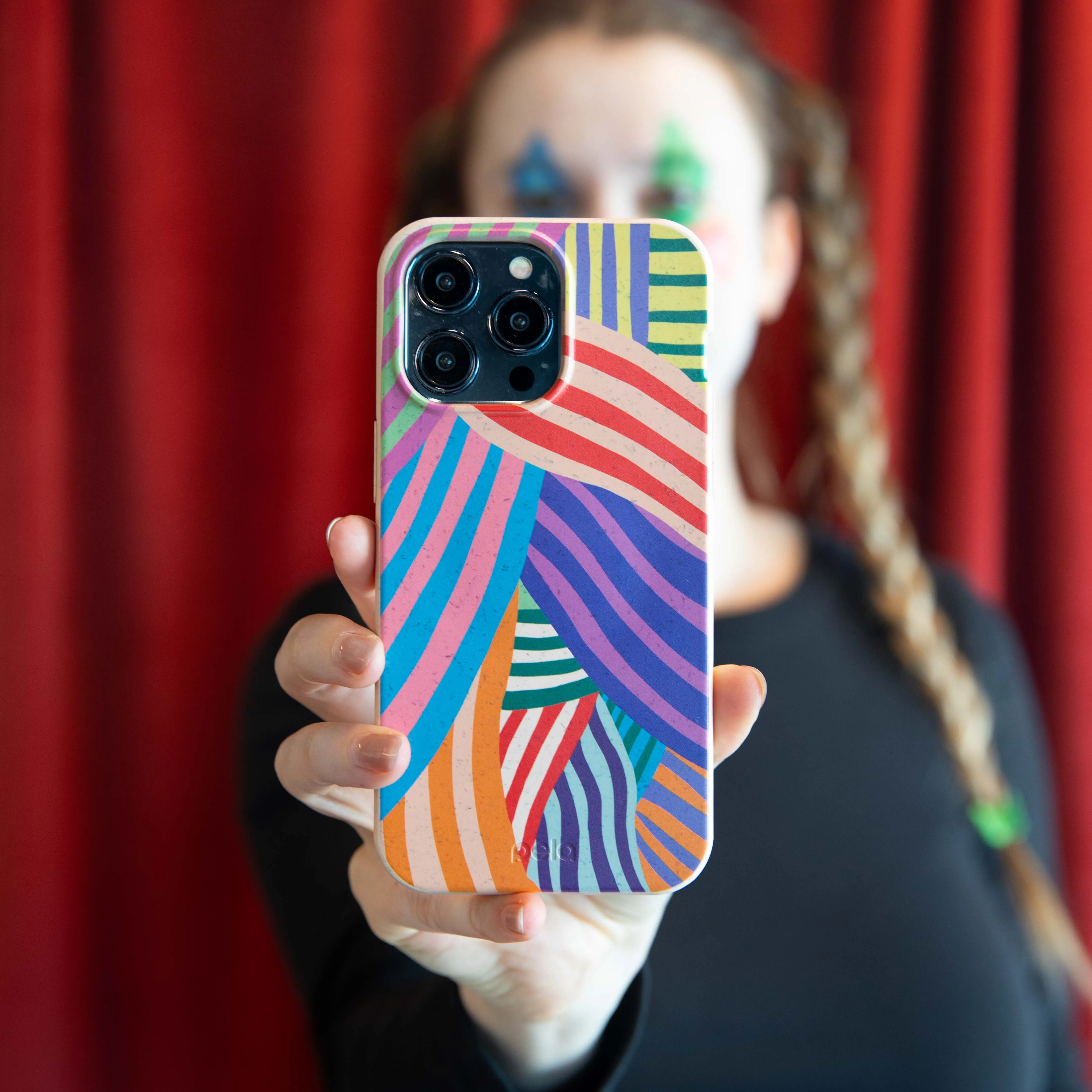 Seashell Clownish Stripes iPhone Air Case Shockproof Edge