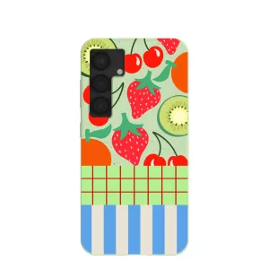 Sage Green Fresh Picnic Samsung Galaxy S25 Case Classic Style Fashion Edge