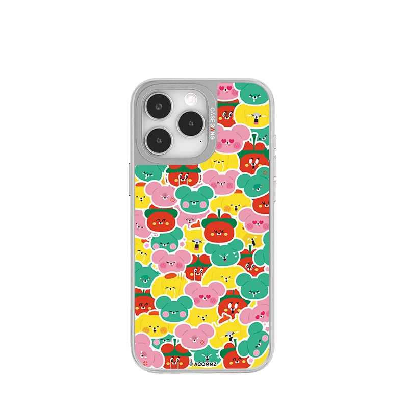 Matte Feel Luxury Edge Texture Wasabi Bear Silver Unijoy