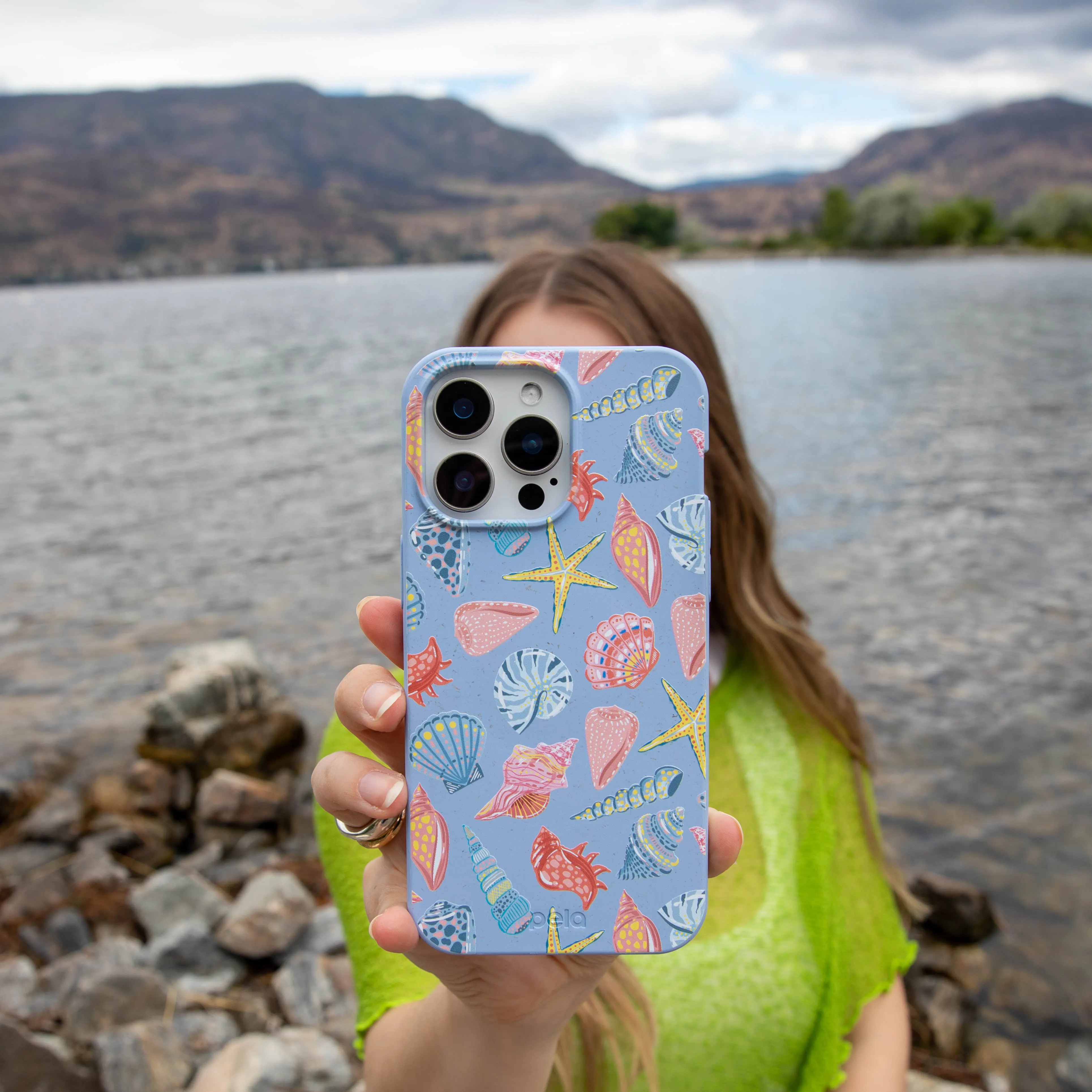 Modern Pattern Layer Powder Blue Mermaid Finds iPhone Air Case