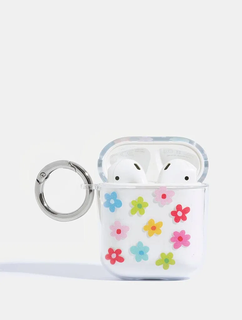Durable Slim Bag Multi Floral AirPods Case