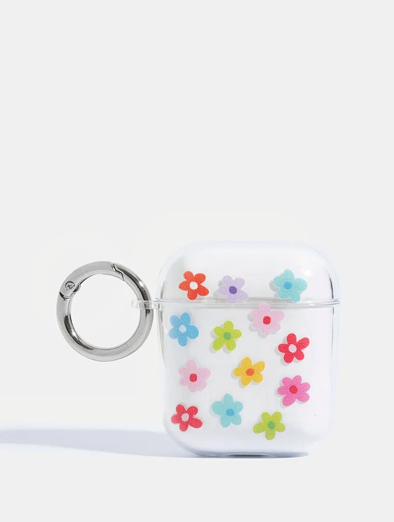 sporty style airpods protector Multi Floral AirPods Case