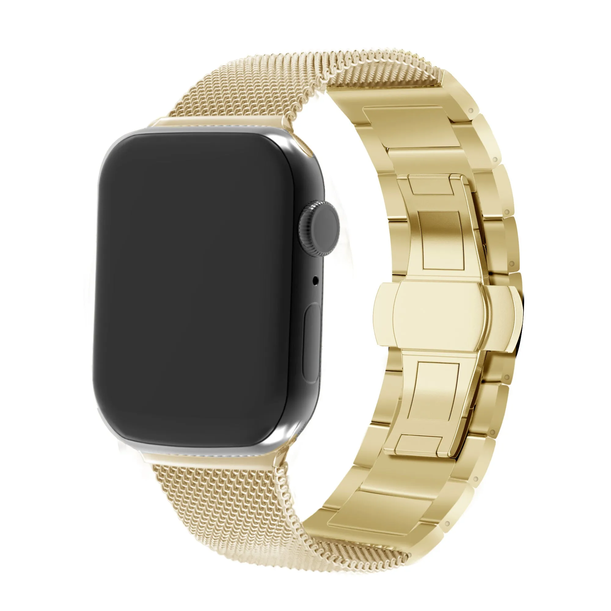 Apple Watch Steel/Milanese Strap (Gold) Rugged Build