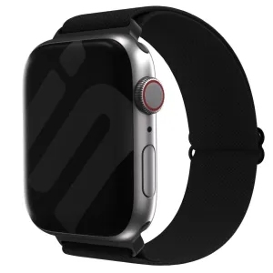 Active Comfort Elegant Minimal Style Apple Watch Elastic Strap (Black)
