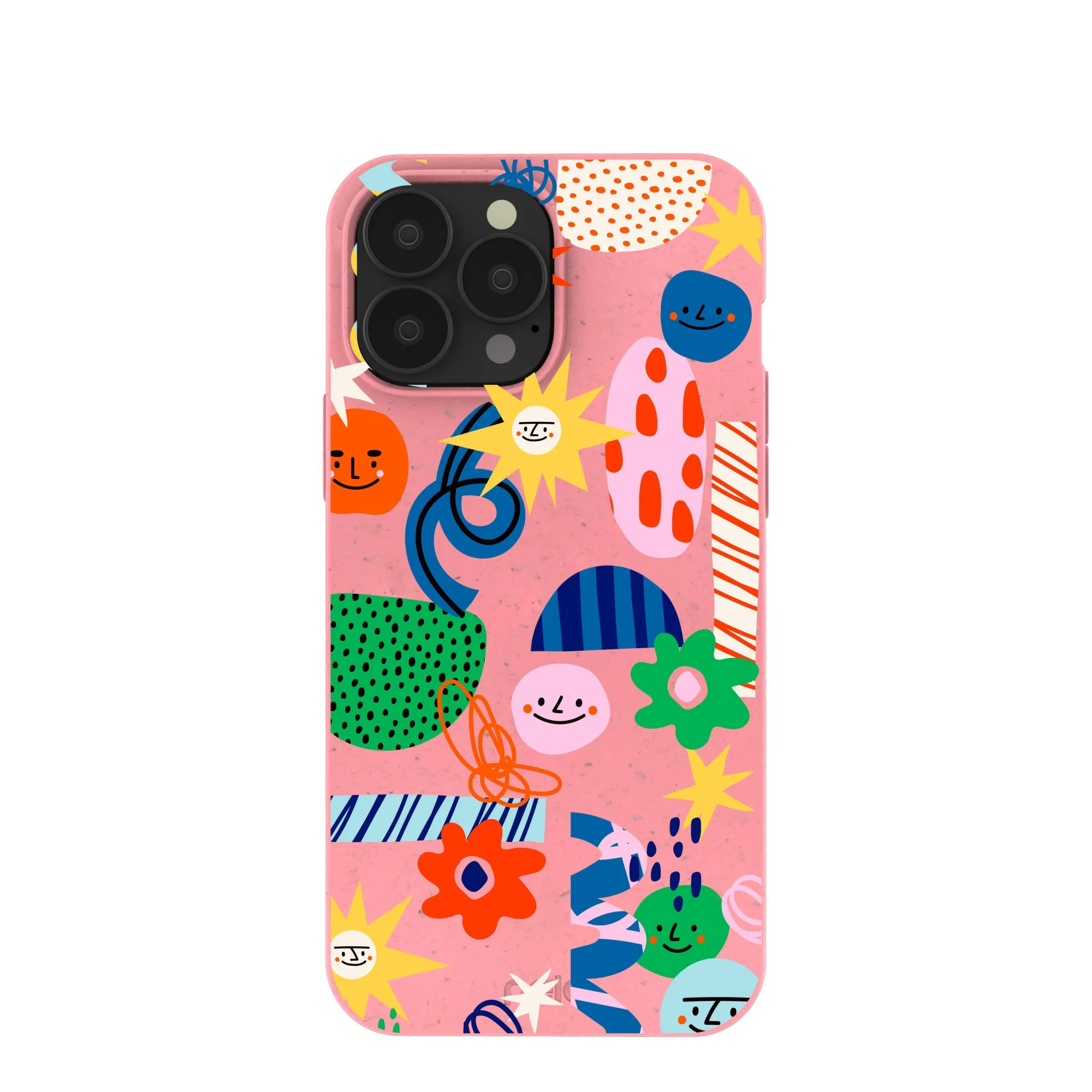 Bubblegum Pink Daydreaming iPhone 13 Pro Max Case Soft Grip Smooth Detail