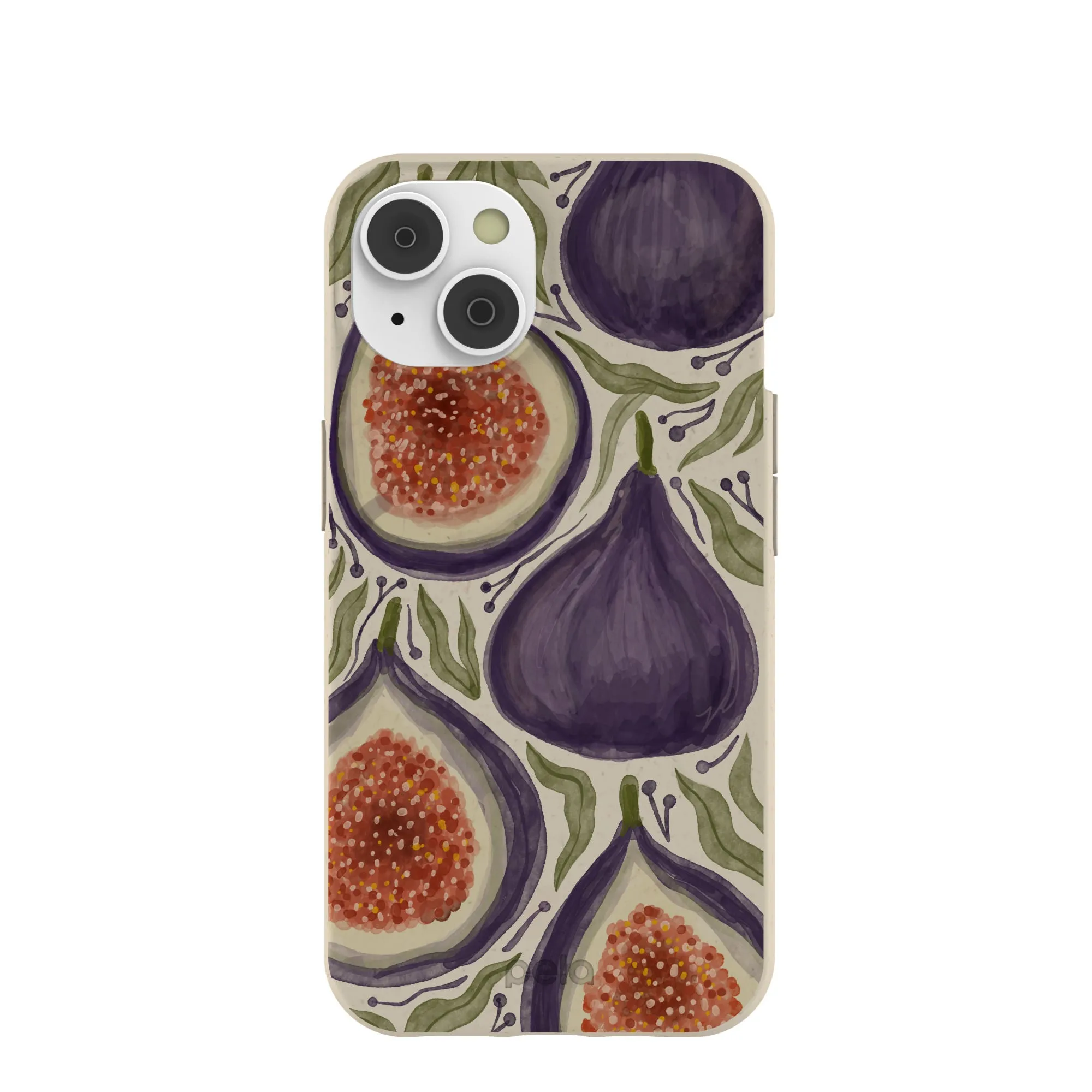 London Fog Fig Season iPhone 14/16e Case Color Gradient Flexible Material