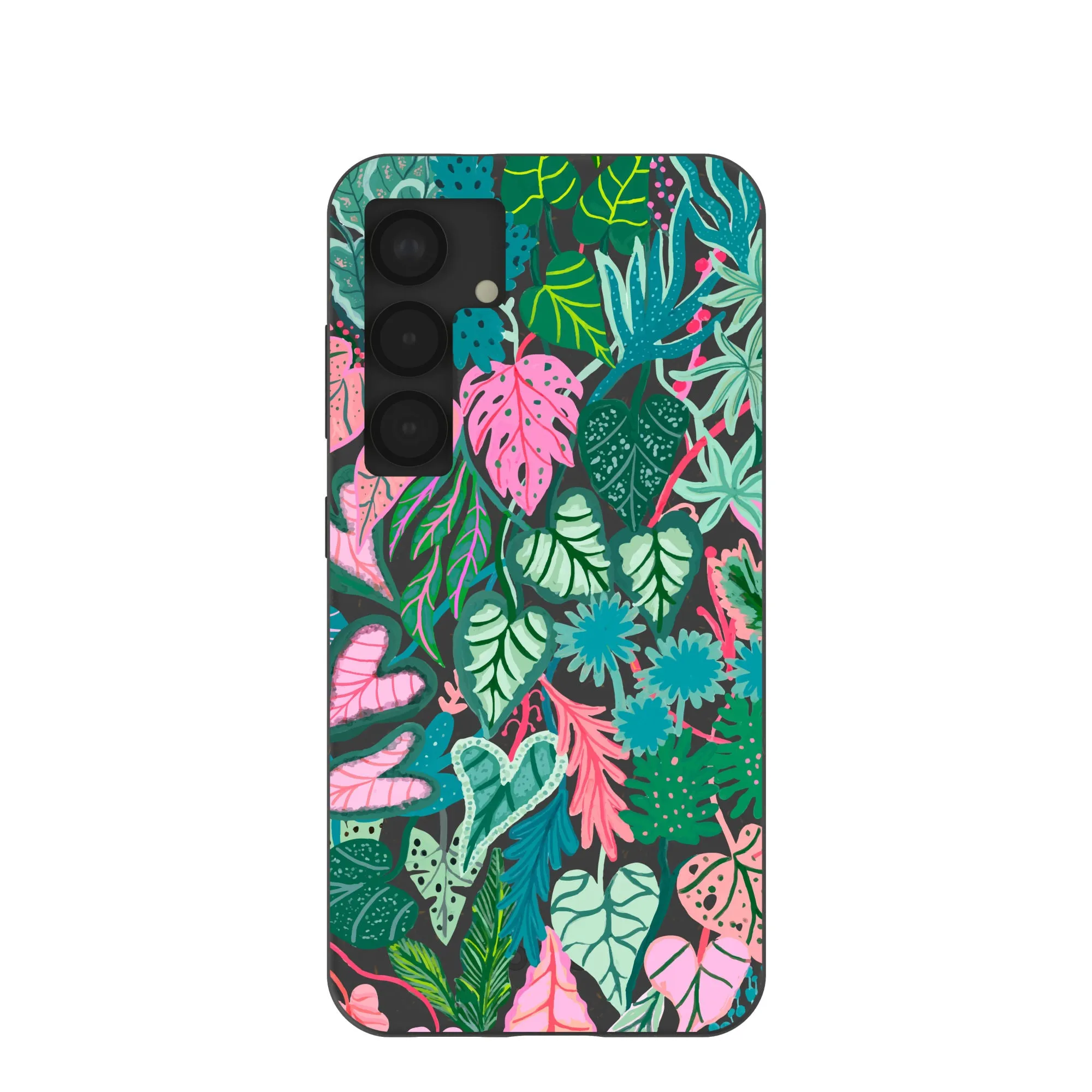 Black Tropic Noir Samsung Galaxy S25 Case Rugged Detail Layer Modern Finish