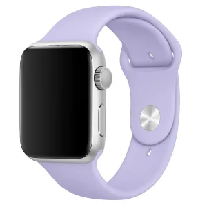 Secure fit Breathable Comfort Apple Watch Silicone Strap (Lilac)