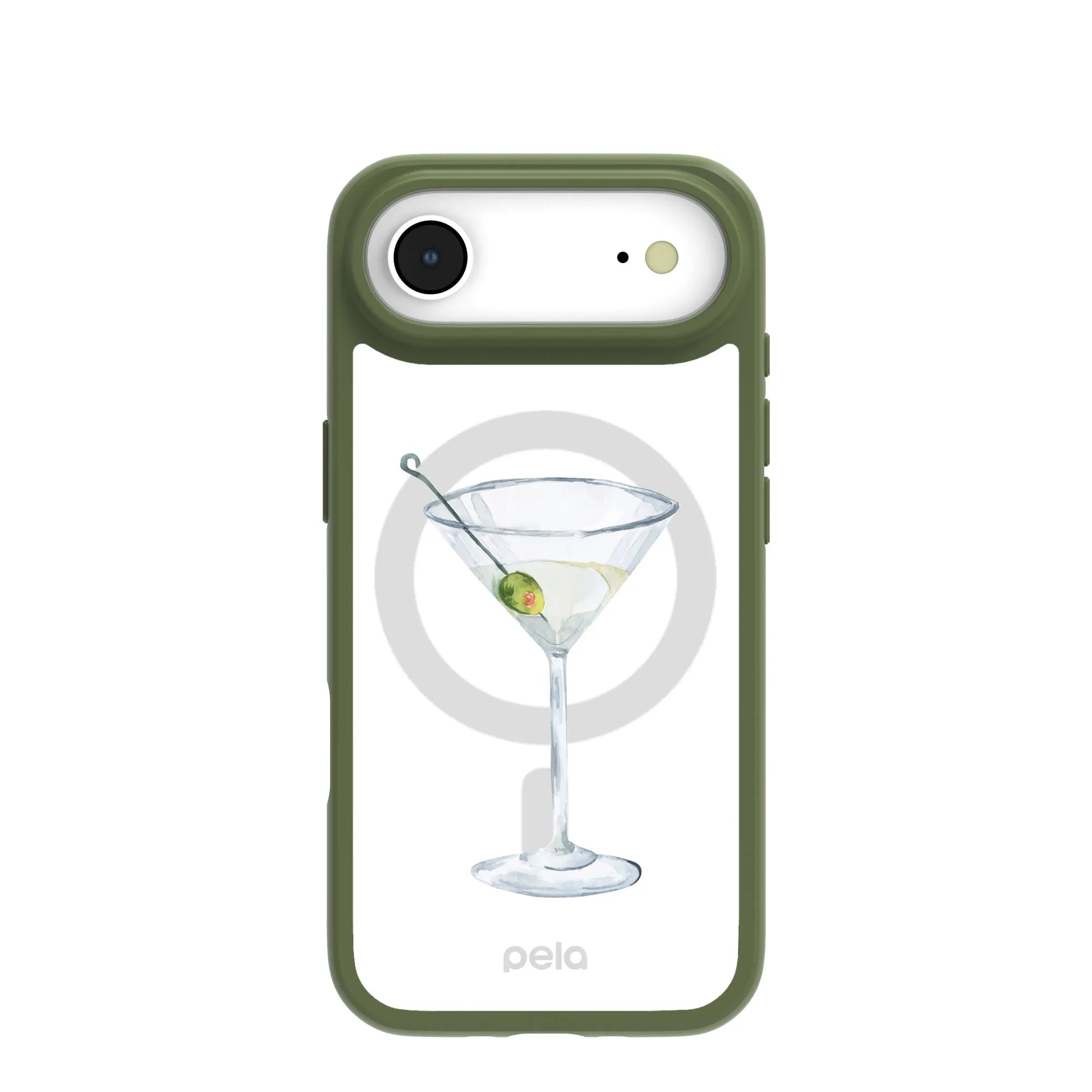 Smooth Craft Clear Martini Moment iPhone Air Case With Forest Floor Ridge (MagSafe included)