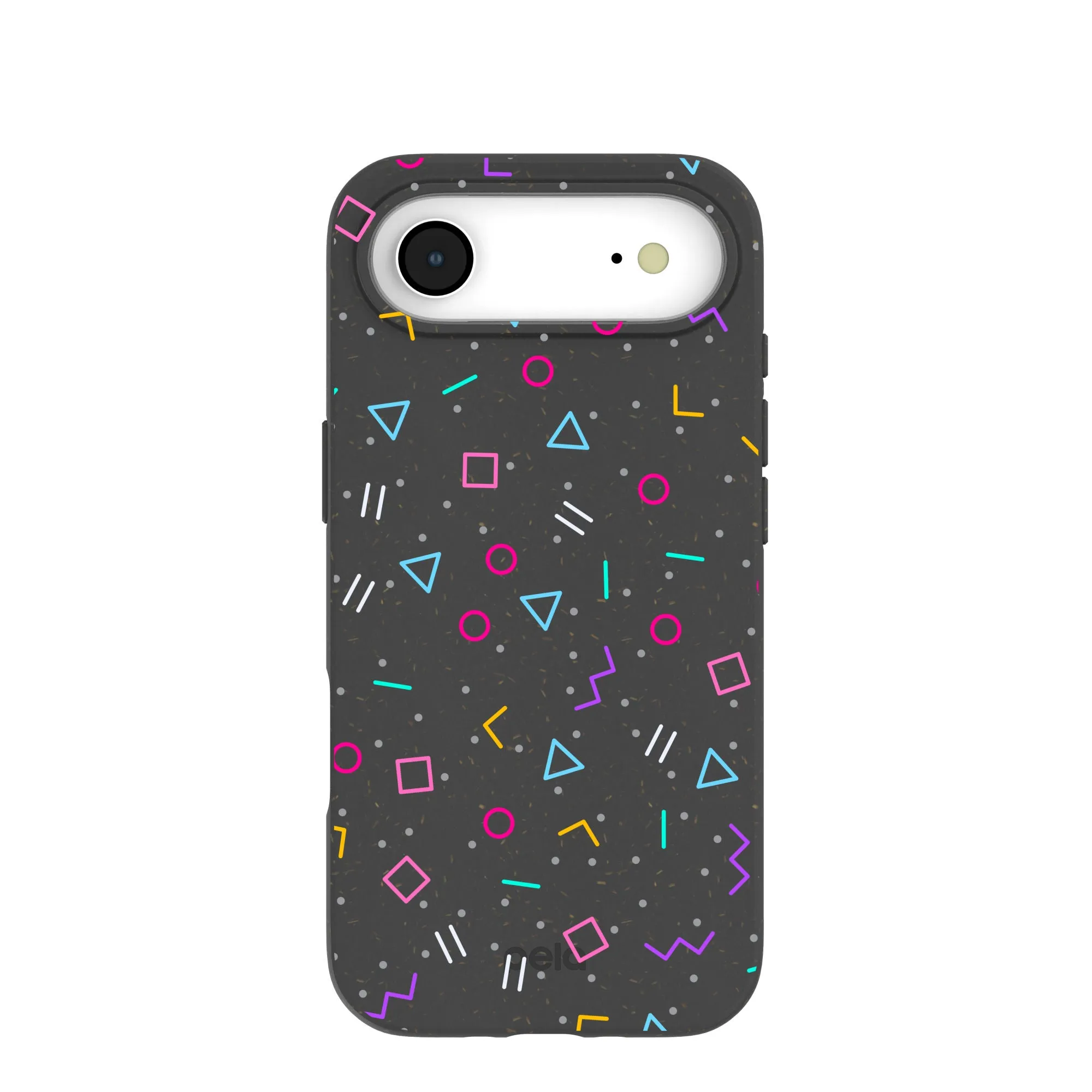 Black Neon Nostalgia iPhone Air Case Shockproof Edge
