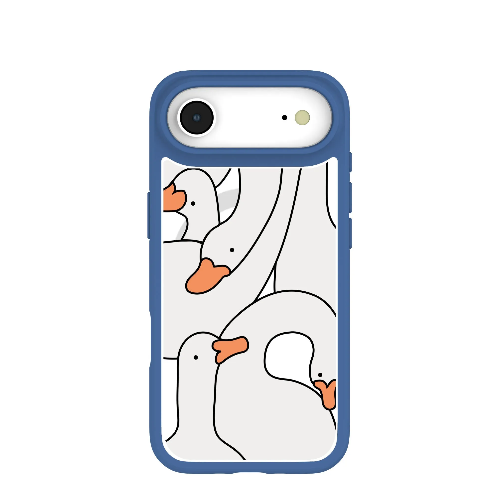 Clear Silly Goose iPhone Air Case With True Blue Ridge (MagSafe included) Compact Structure