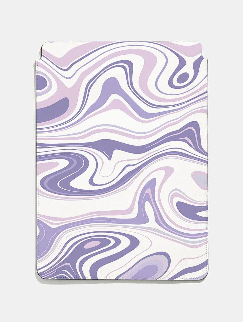 Lilac Swirl Tablet Sleeve Tablet Sleeve Magnetic Tablet Sleeve Modern