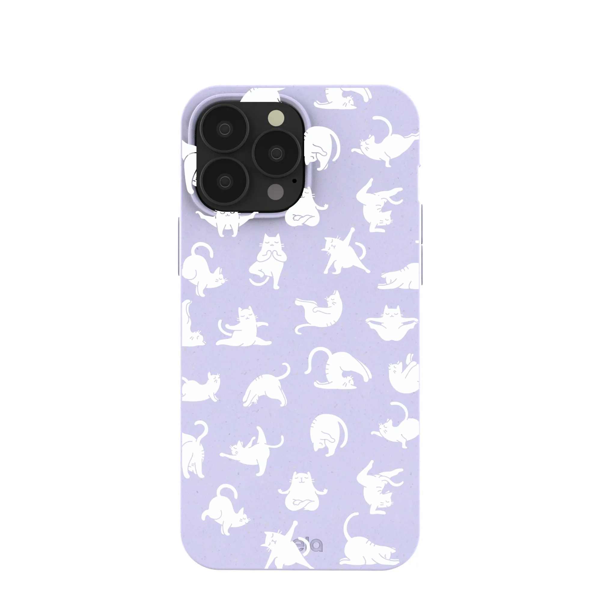 Lavender Yoga Cat iPhone 13 Pro Max Case Matte Look