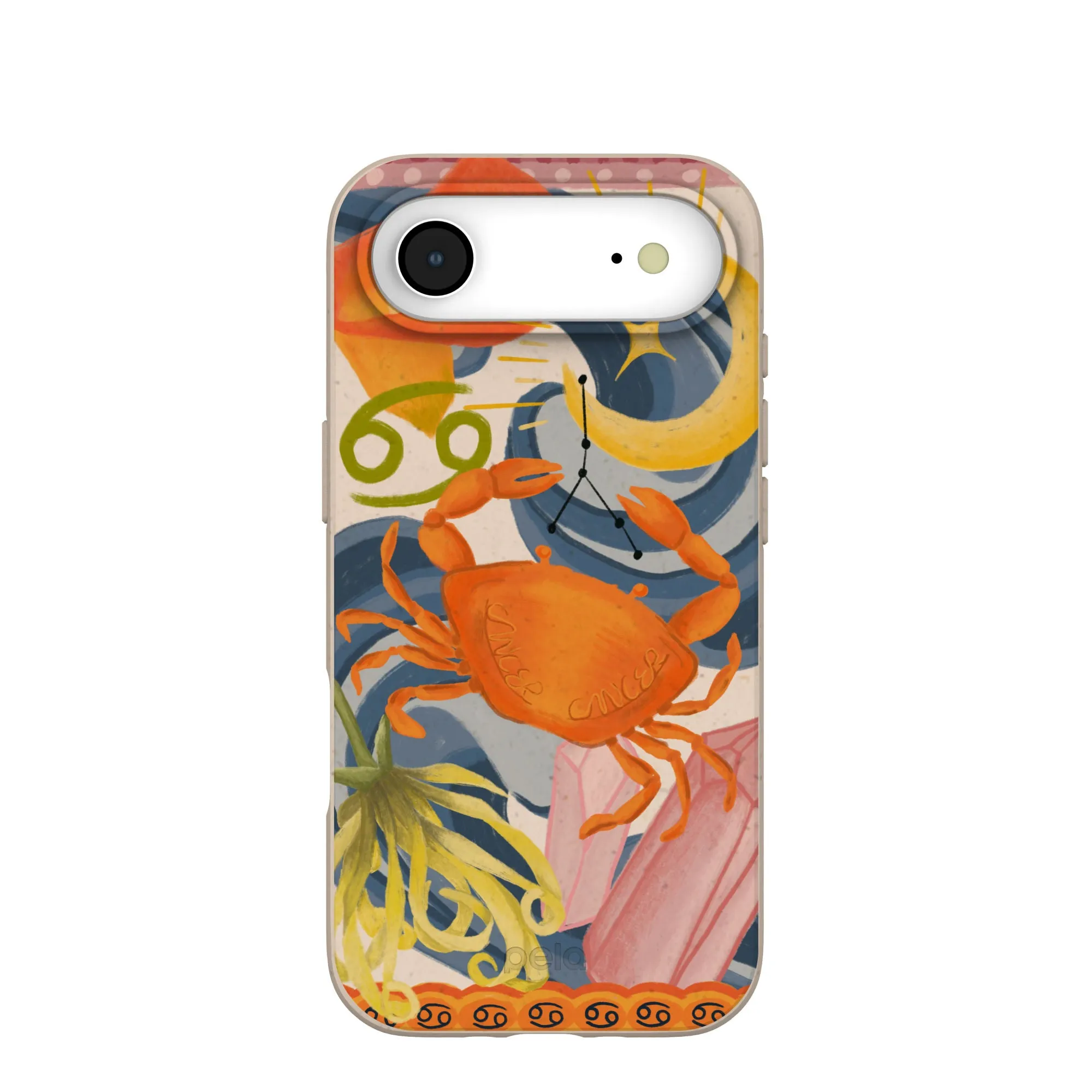 Gloss Texture Protective Gear Seashell Cancer Crab iPhone Air Case