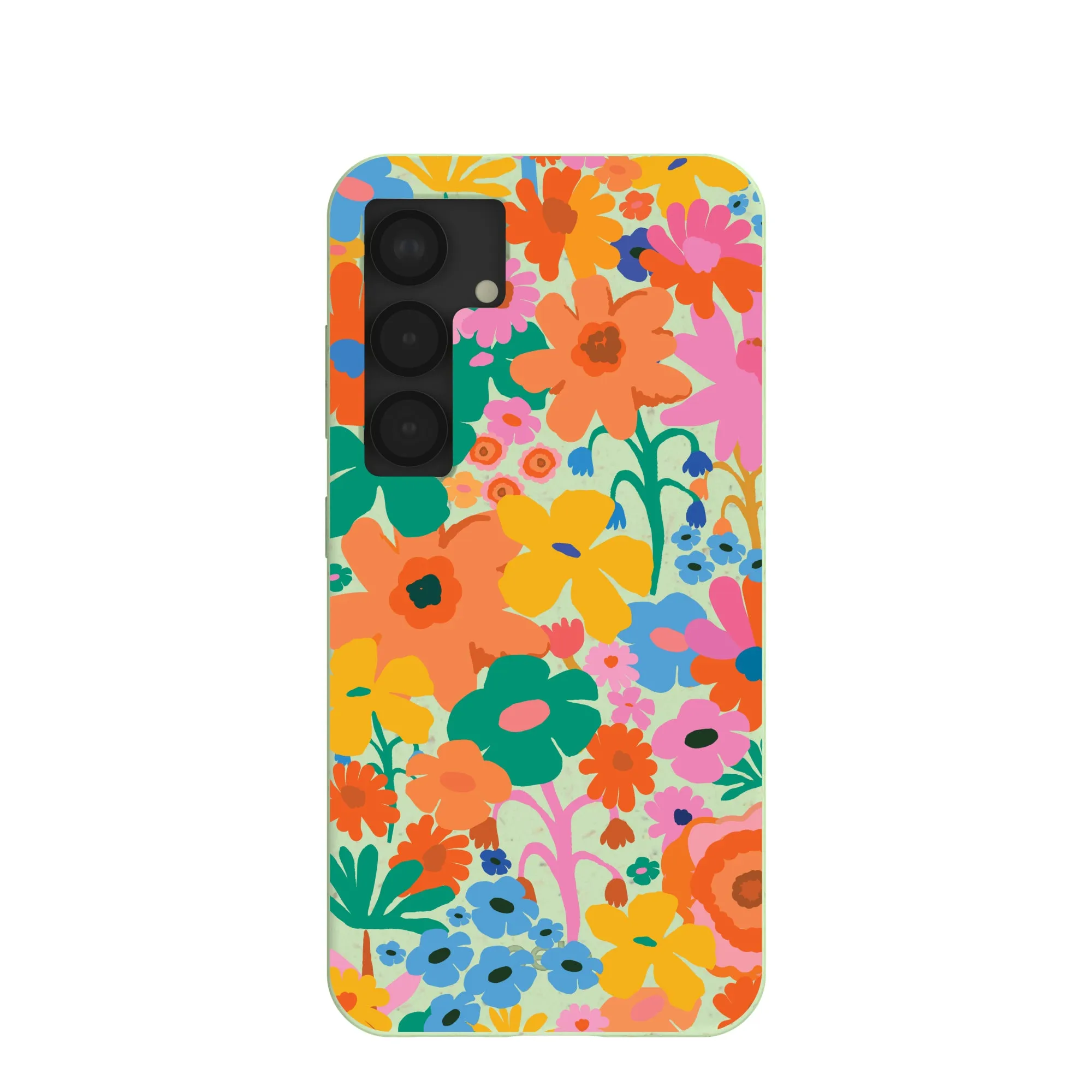 Light Build Durable Shape Sage Green Bright Spring Samsung Galaxy S25 Case