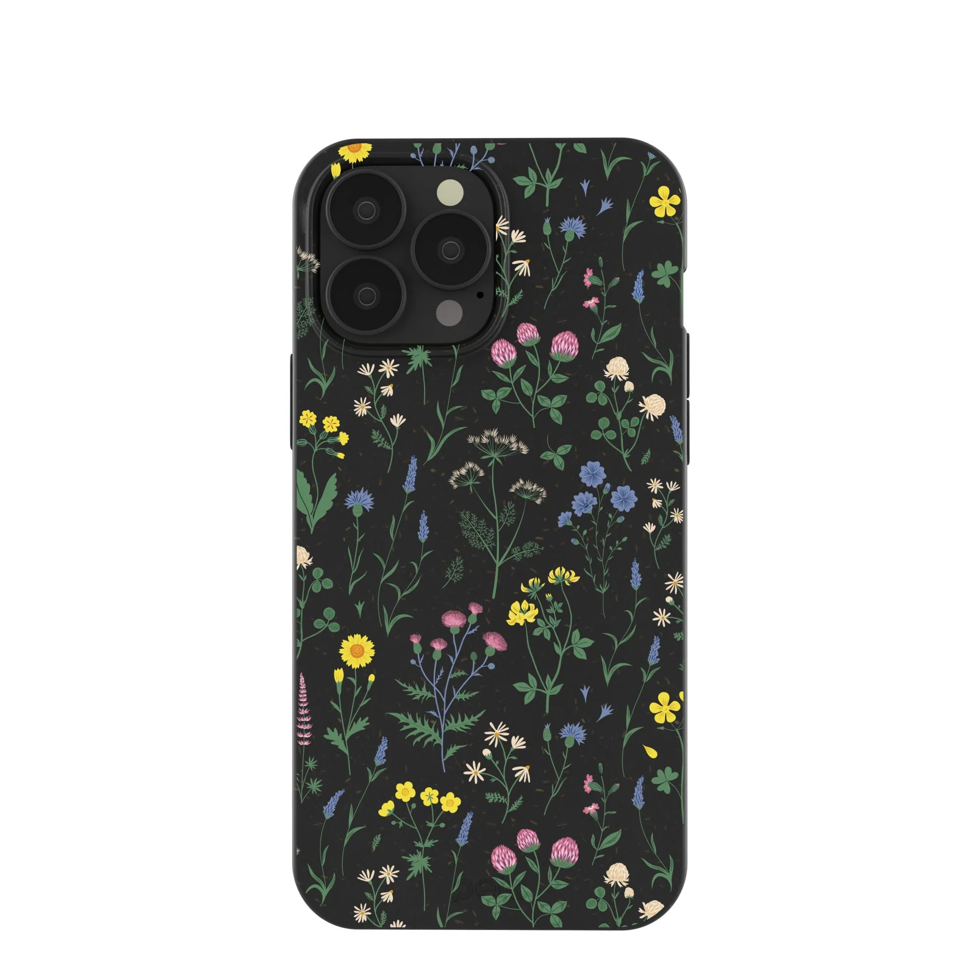 Trendy Accessory Black Shadow Blooms iPhone 13 Pro Max Case