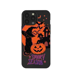 Modern Grip Design Black Spooky Szn iPhone 13 Pro Max Case