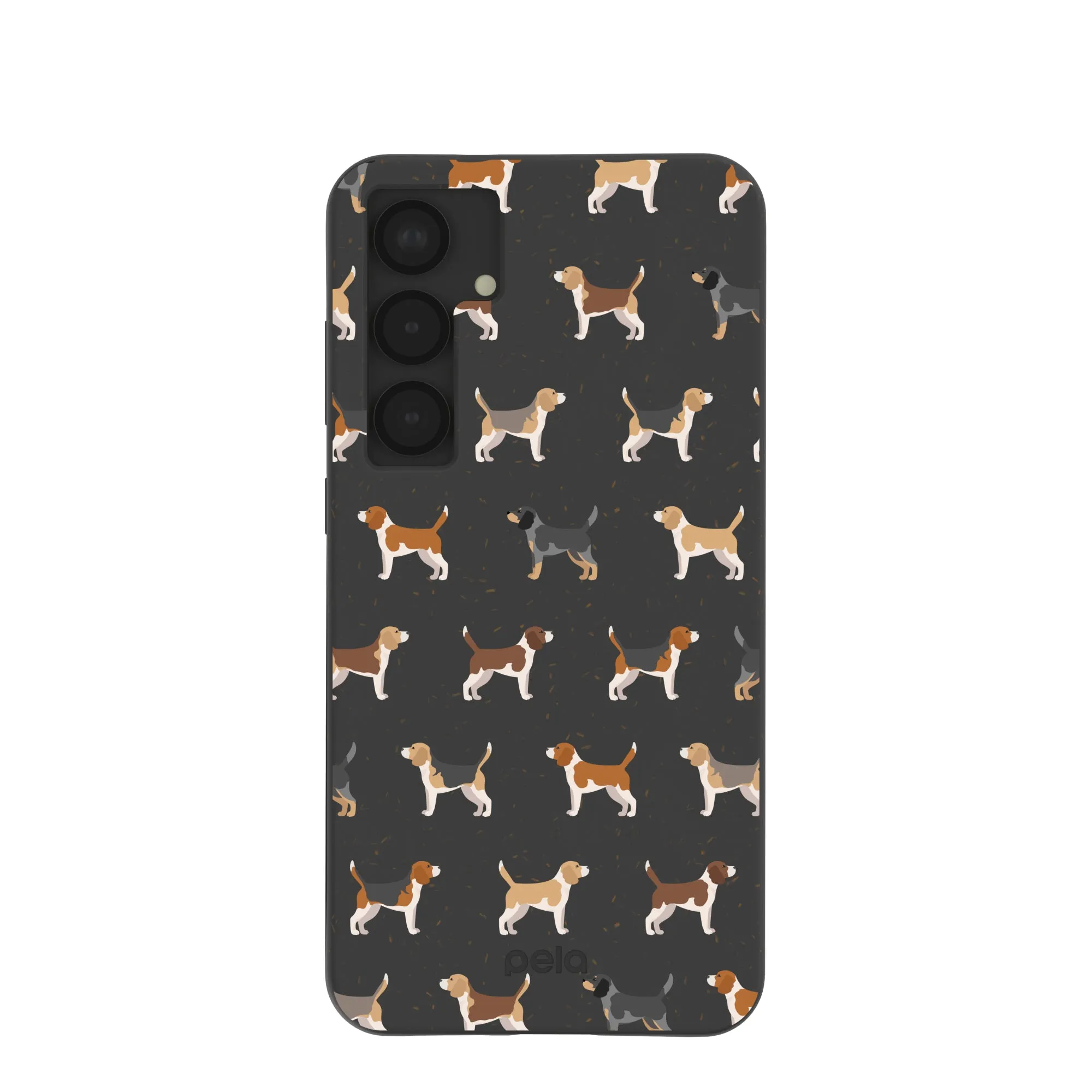 Black Beagle Buds Samsung Galaxy S25 (Plus) Case Premium Texture Layer Protective Lining