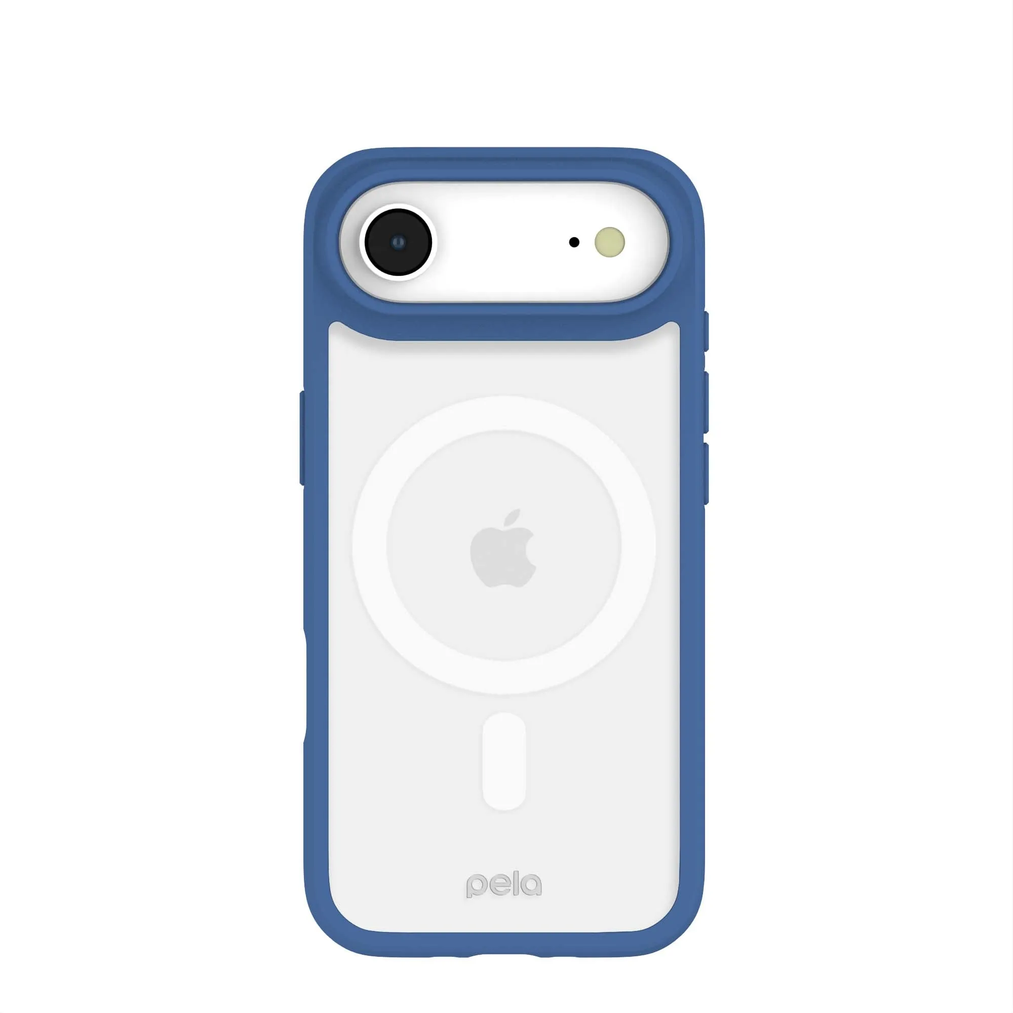Protective Fit Clear iPhone Air Case with True Blue Ridge (MagSafe Included)