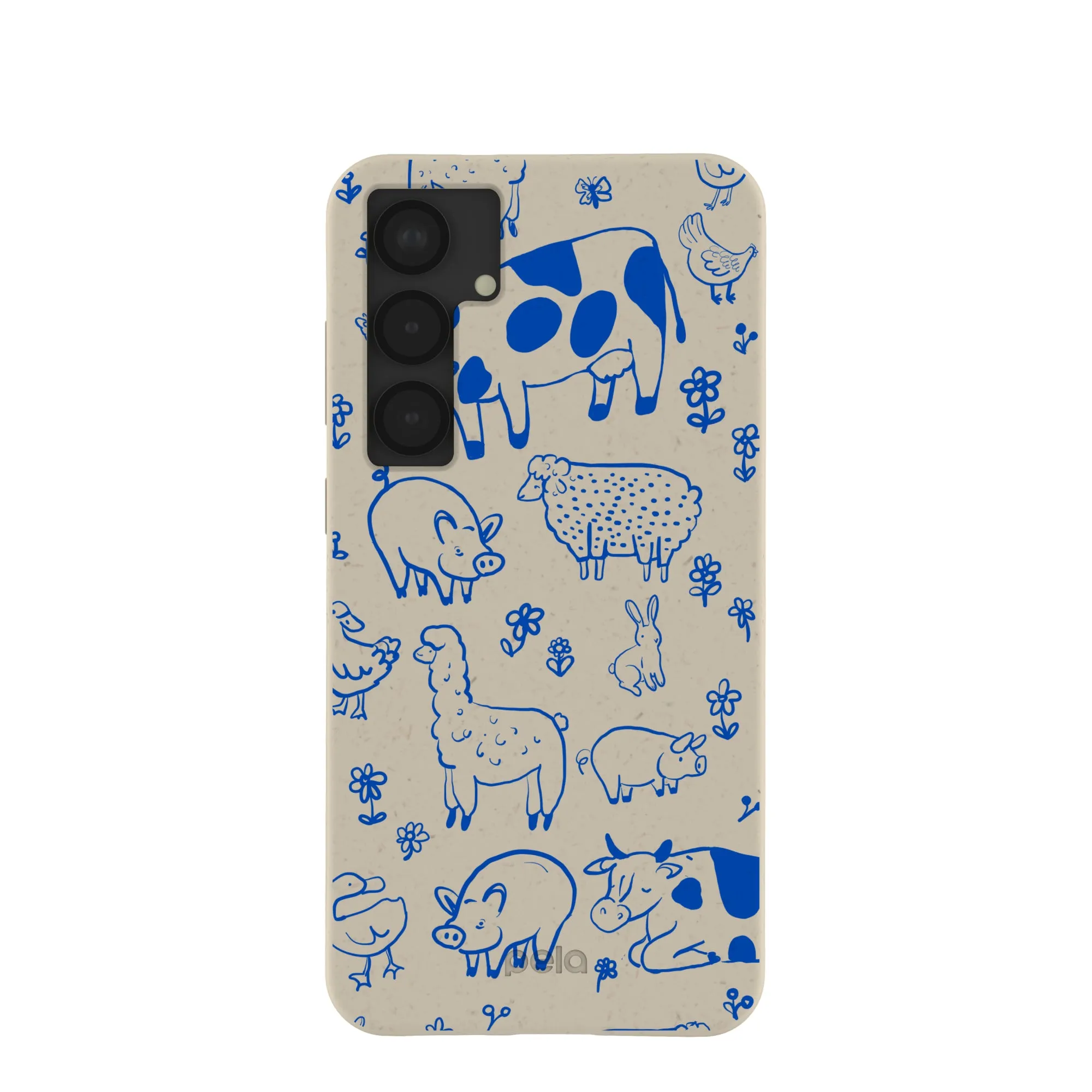 London Fog Happy Farmyard Samsung Galaxy S25 (Plus) Case Gloss Layer