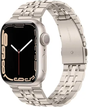 Apple Watch Luxury Steel Chain Strap (Starlight) All Day Support Premium Material