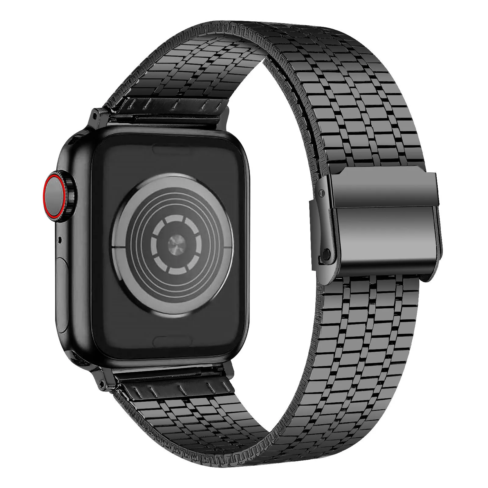 Apple Watch Fine Steel Strap (Black) Breathable wear Outdoor Comfort