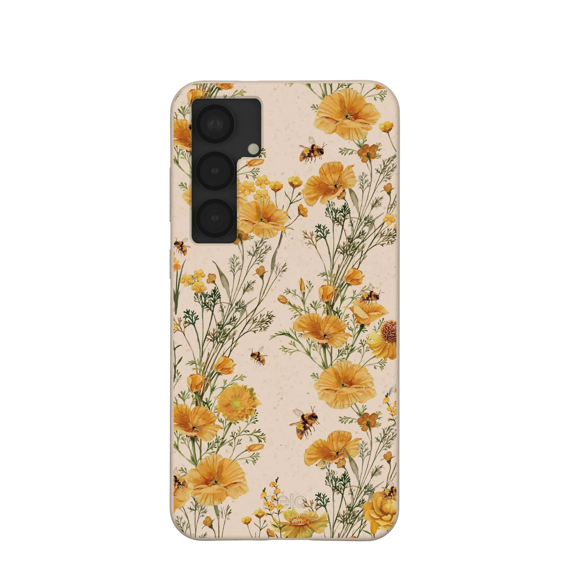 Stylish Grip Texture Seashell Vintage Bee Samsung Galaxy S25 (Plus) Case
