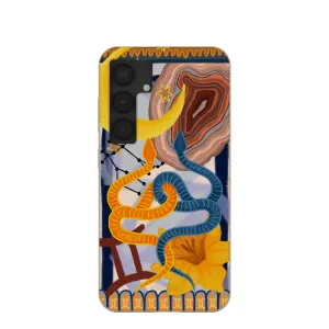 Seashell Gemini Twin Samsung Galaxy S25 Case Frosted surface Soft Layer