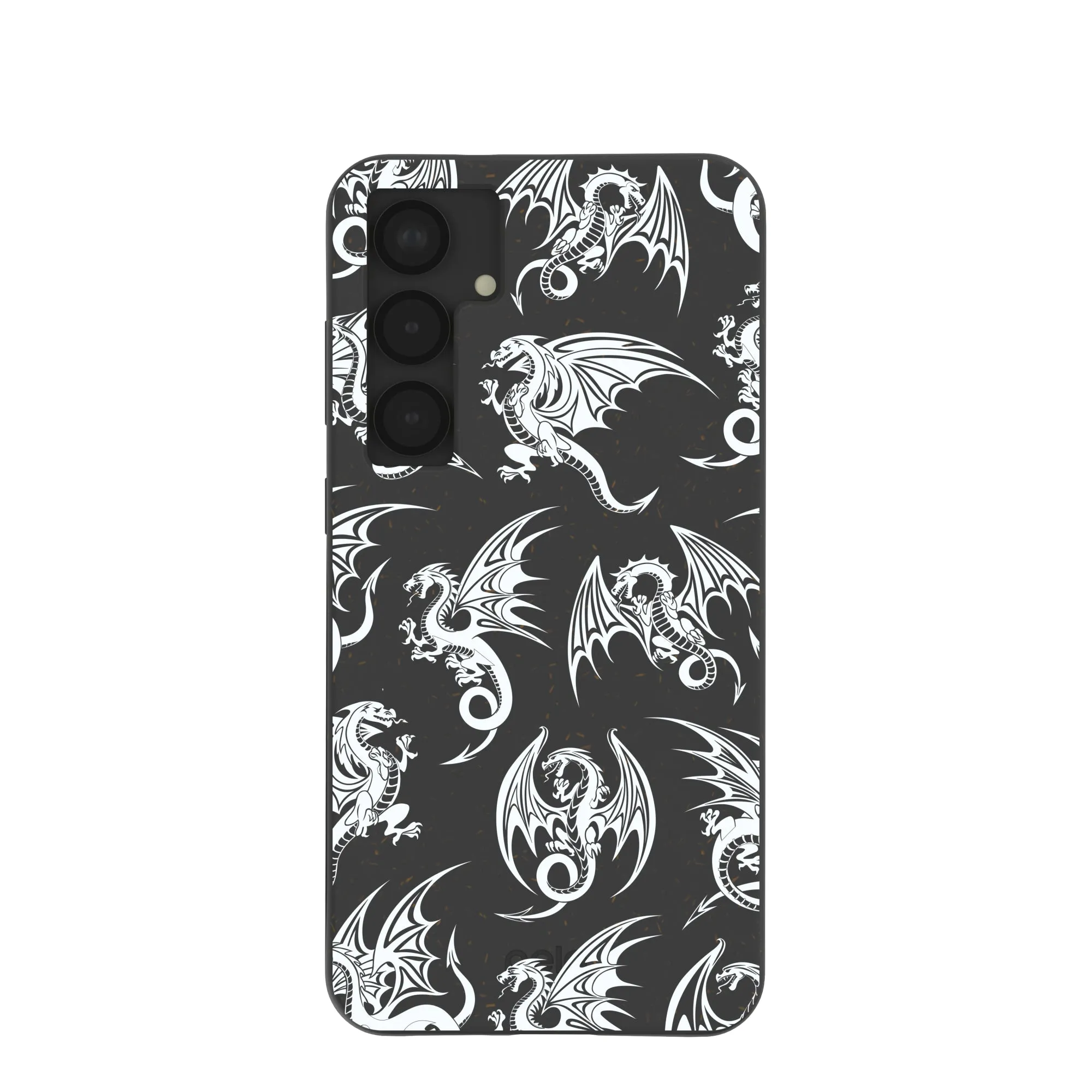 Black Mythical Dragons Samsung Galaxy S25 (Plus) Case Outdoor Protection