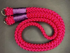 Beach Lanyard Flat Dark Pink Acrylic Camera Strap