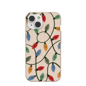 Soft Touch Seashell Holiday Lights iPhone 14/16e Case