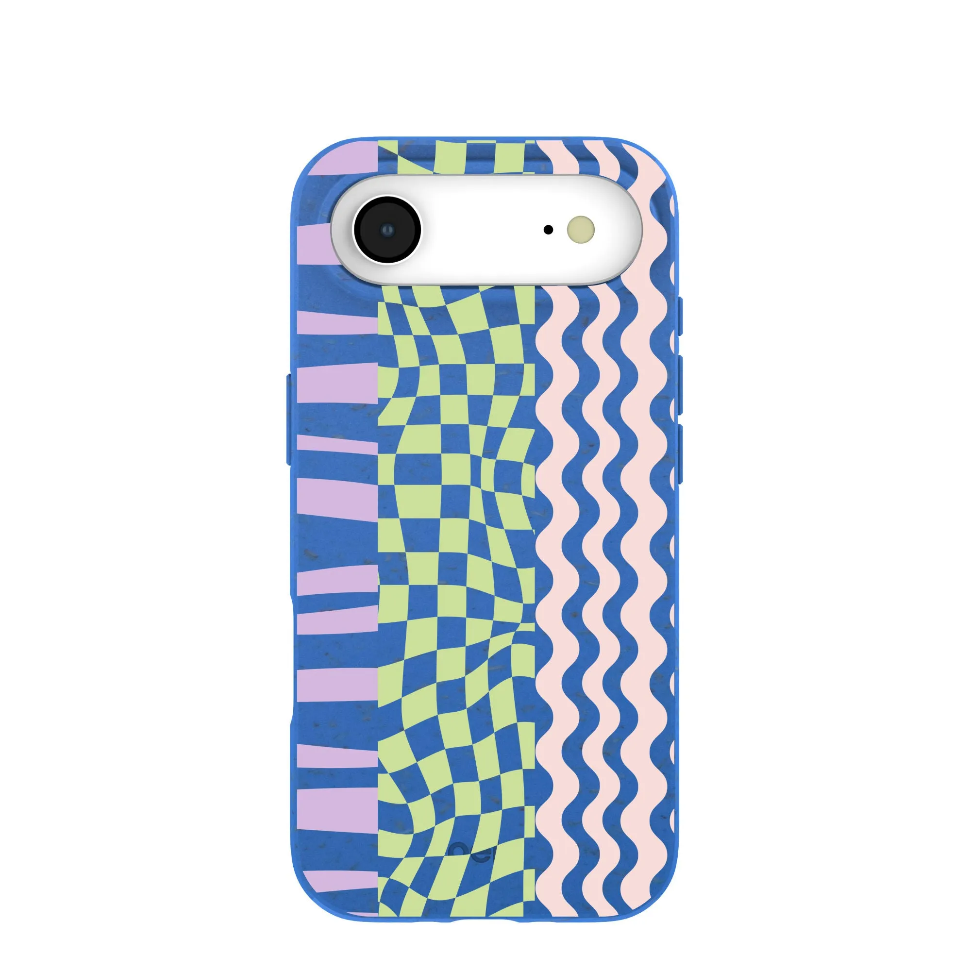 Elegant Texture Hybrid Texture Electric Blue Mixed Up iPhone Air Case